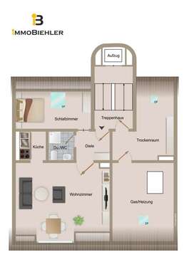 Foto - Wohnung zum Kaufen in Köln 265.000,00 € 53 m²