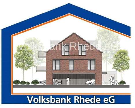 Foto - Wohnung zum Kaufen in Rhede 280.000,00 € 62.6 m²