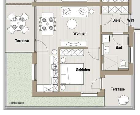 Foto - Wohnung zum Kaufen in Affalterbach 348.900,00 € 55.82 m²