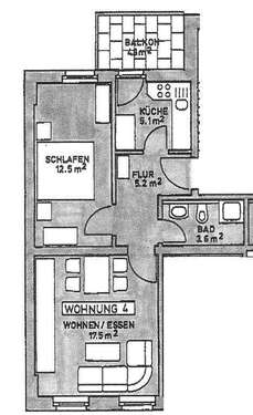 Foto - Wohnung zum Mieten in Zwickau 279,00 € 46.35 m²
