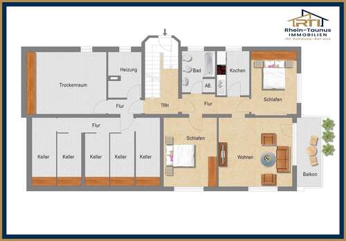 Foto - Wohnung zum Kaufen in Eitelborn 157.000,00 € 77 m²