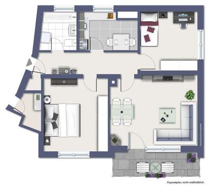 Foto - Wohnung zum Kaufen in Hardheim 114.000,00 € 63.28 m²