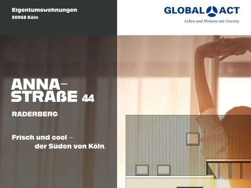 Foto - Wohnung zum Kaufen in Köln 325.000,00 € 50.21 m²