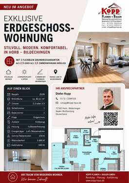 Foto - Wohnung zum Mieten in Horb am Neckar 940,00 € 82.11 m²