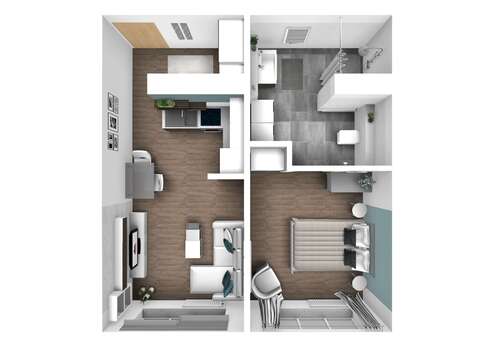 Foto - Wohnung zum Mieten in Querfurt 345,00 € 48.98 m²