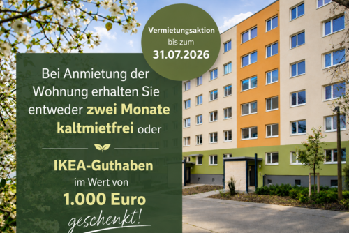 Foto - Wohnung zum Mieten in Halle 620,00 € 81 m²