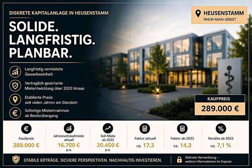Foto - Büro in Heusenstamm 289.000,00 € 8200 m²