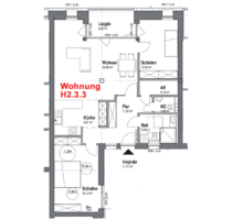 Wohnung zum Mieten in Haltern am See 1.300,00 € 96.33 m²
