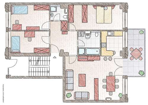 Foto - Wohnung zum Kaufen in Wuppertal 289.000,00 € 105 m²