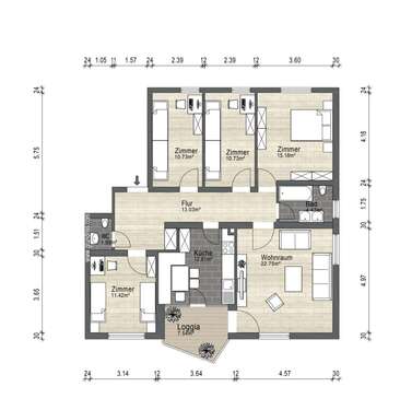 Foto - Wohnung zum Kaufen in München 790.000,00 € 107.2 m²