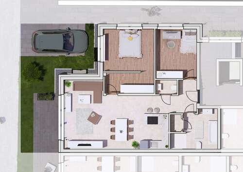 Foto - Wohnung zum Kaufen in Bornheim 465.000,00 € 84.45 m²