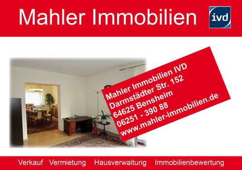 Foto - Wohnung zum Mieten in Bensheim 860,00 € 90 m²