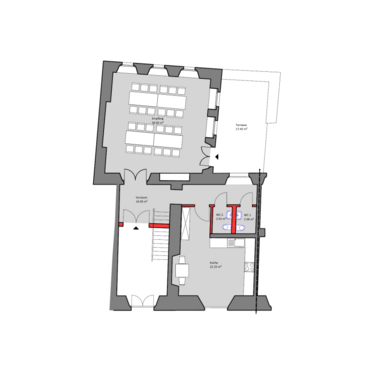 Foto - Büro in Gera 550,00 € 87 m² - 550,00 EUR Kaltmiete, ca.  87,00 m²
