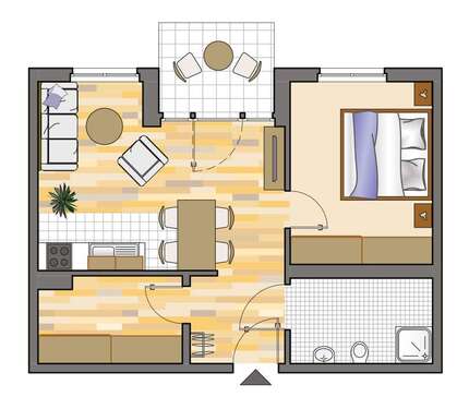 Foto - Wohnung zum Mieten in Hückelhoven 839,00 € 74.9 m²