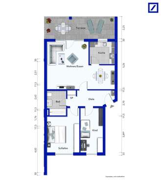Foto - Wohnung zum Kaufen in Düren 238.000,00 € 76 m²