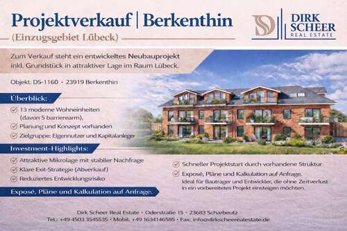 Foto - Grundstück zu verkaufen in Berkenthin 835.000,00 € 1016 m²