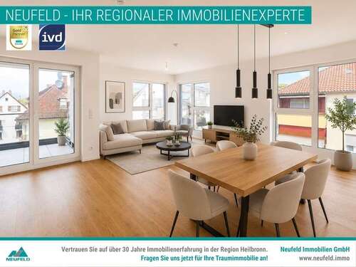 Foto - Wohnung zum Mieten in Heilbronn 1.499,00 € 83.87 m²