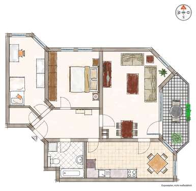 Foto - Wohnung zum Kaufen in Bayreuth 264.000,00 € 81.47 m²