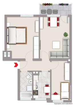 Foto - Wohnung zum Kaufen in Ahlen 72.000,00 € 52 m²