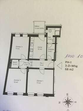 Foto - Wohnung zum Mieten in Wilhelmshaven 649,00 € 68 m²