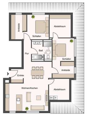 Foto - Wohnung zum Kaufen in Tostedt 499.000,00 € 111.13 m²