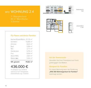 Foto - Wohnung zum Kaufen in Langenau 436.000,00 € 80 m²