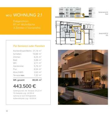 Foto - Wohnung zum Kaufen in Langenau 443.500,00 € 81 m²