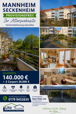Foto - Wohnung zum Kaufen in Mannheim 140.000,00 € 43 m²