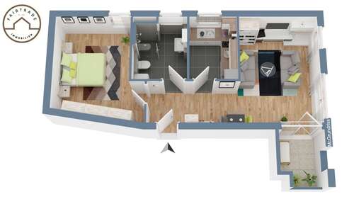 Foto - Wohnung zum Kaufen in Heilbronn 130.000,00 € 55 m²