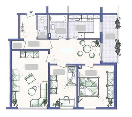 Foto - Wohnung zum Kaufen in Ludwigshafen 176.500,00 € 81 m²