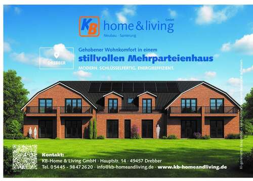 Foto - Wohnung zum Mieten in Drebber 780,00 € 68 m²