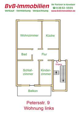 Foto - Wohnung zum Mieten in Weeze 670,00 € 73 m²