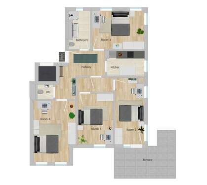 Foto - WG-Zimmer in Munich 740,00 € 14 m²
