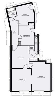 Foto - Wohnung zum Mieten in Saarbrücken 895,00 € 115 m²