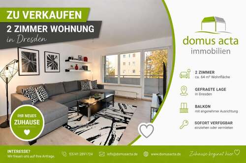 Foto - Wohnung zum Kaufen in Dresden 189.000,00 € 64 m²