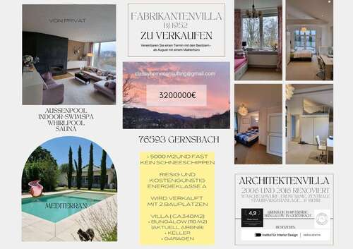 Foto - Haus zum Kaufen in Gernsbach 3.200.000,00 € 450 m²