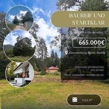 Foto - Grundstück zu verkaufen in Baden-Baden 590.000,00 € 1059 m²