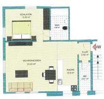 Wohnung zum Mieten in Unterwaldhausen 645,00 € 62 m²
