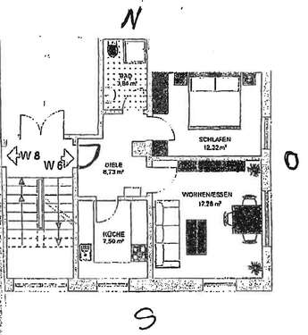Foto - Wohnung zum Mieten in Unterwaldhausen 595,00 € 48 m²