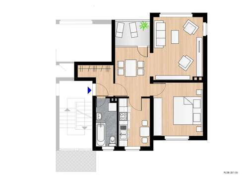 Foto - Wohnung zum Mieten in Duisburg 435,00 € 58 m²