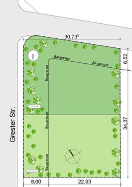 Foto - Grundstück zu verkaufen in Leopoldshöhe 450.000,00 € 1336 m²