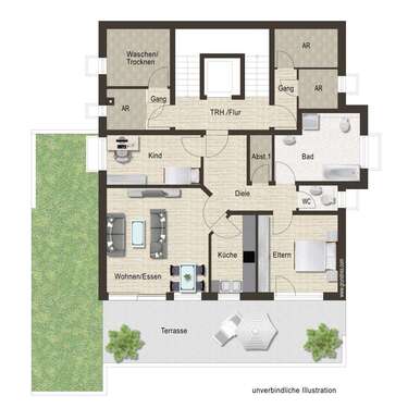 Foto - Wohnung zum Mieten in Oberboihingen 1.340,00 € 89.5 m²