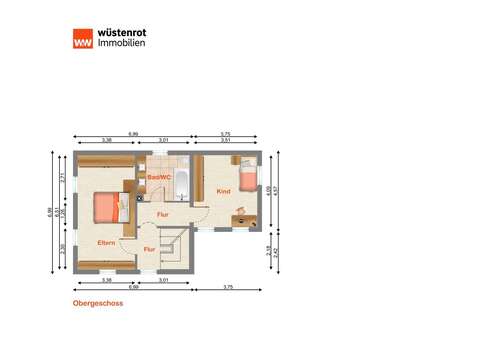 Foto - Haus zum Kaufen in Bremberg 98.000,00 € 100 m²