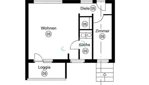 Foto - Wohnung zum Kaufen in Leipzig 133.000,00 € 46.47 m²