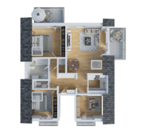 Wohnung zum Mieten in Rodgau 1.630,00 € 108.62 m²