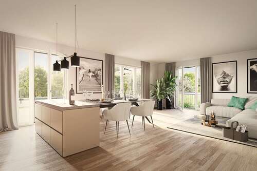 Foto - Wohnung zum Kaufen in München Am Hart 914.900,00 € 100.58 m²