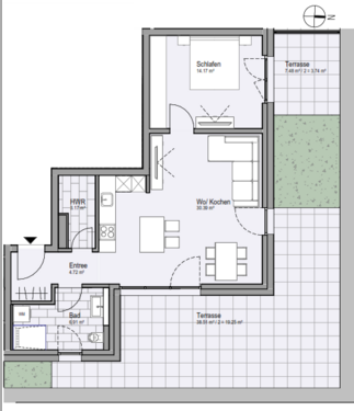 Foto - Wohnung zum Mieten in Ronnenberg 1.120,00 € 75 m²