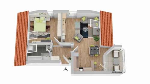Foto - Wohnung zum Kaufen in Ammerndorf 194.000,00 € 61 m²