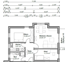 Wohnung zum Mieten in Oberhummel 1.044,00 € 72 m²