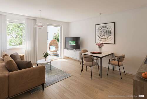 Foto - Wohnung zum Kaufen in Bad Cannstatt 349.000,00 € 41.68 m²